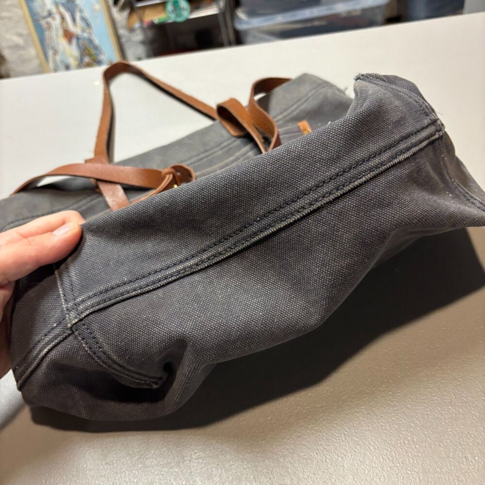 Madewell Gray Canvas Transport Tote - Picture 8 of 14